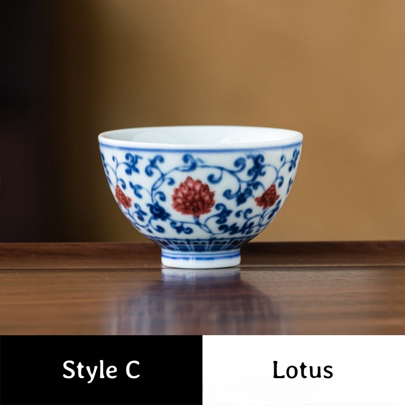 Collection of Classic Pattern Tea Cups 100ml