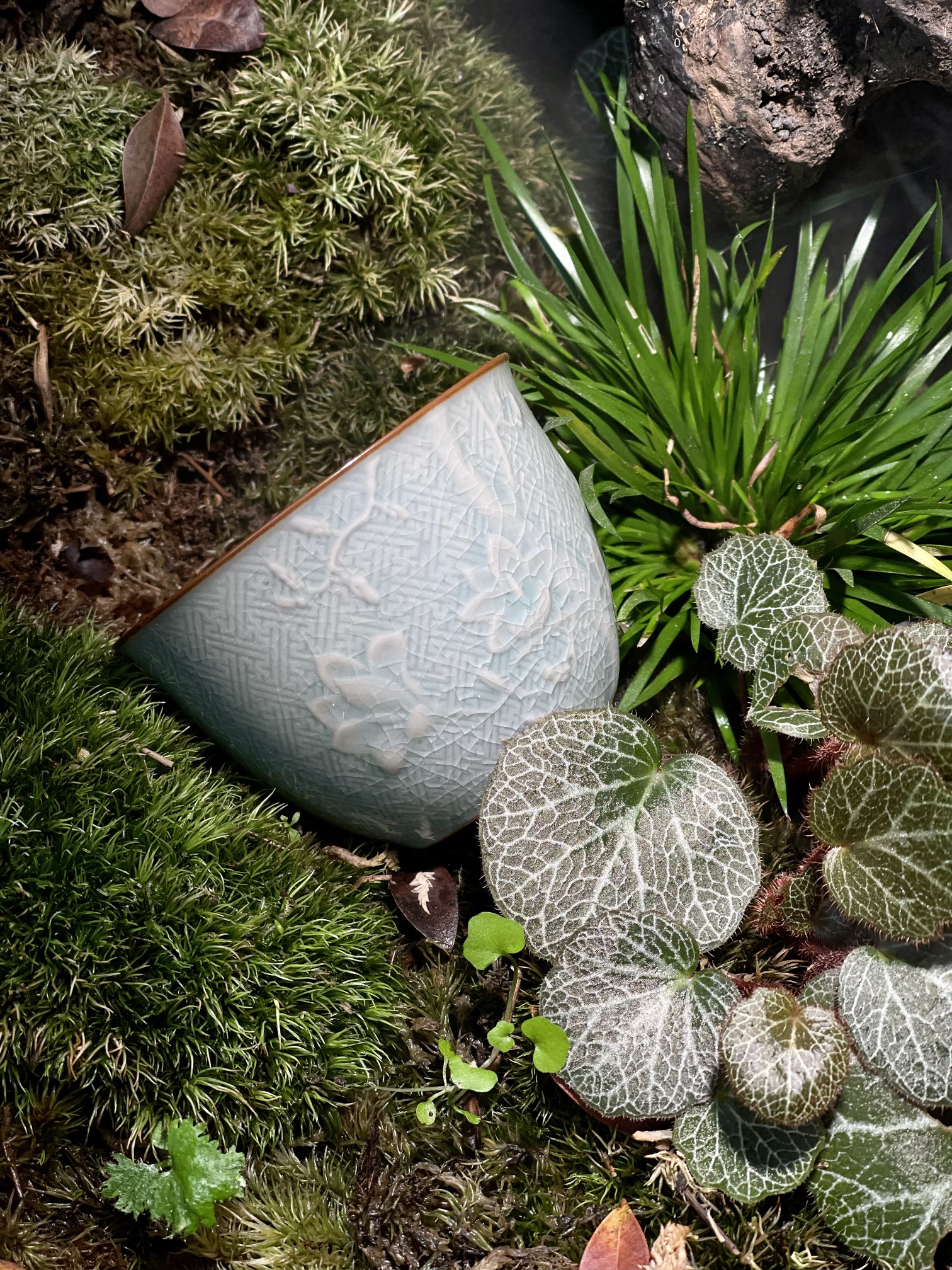 Sculpted Ice Mangnolia Tea Cup 60ml