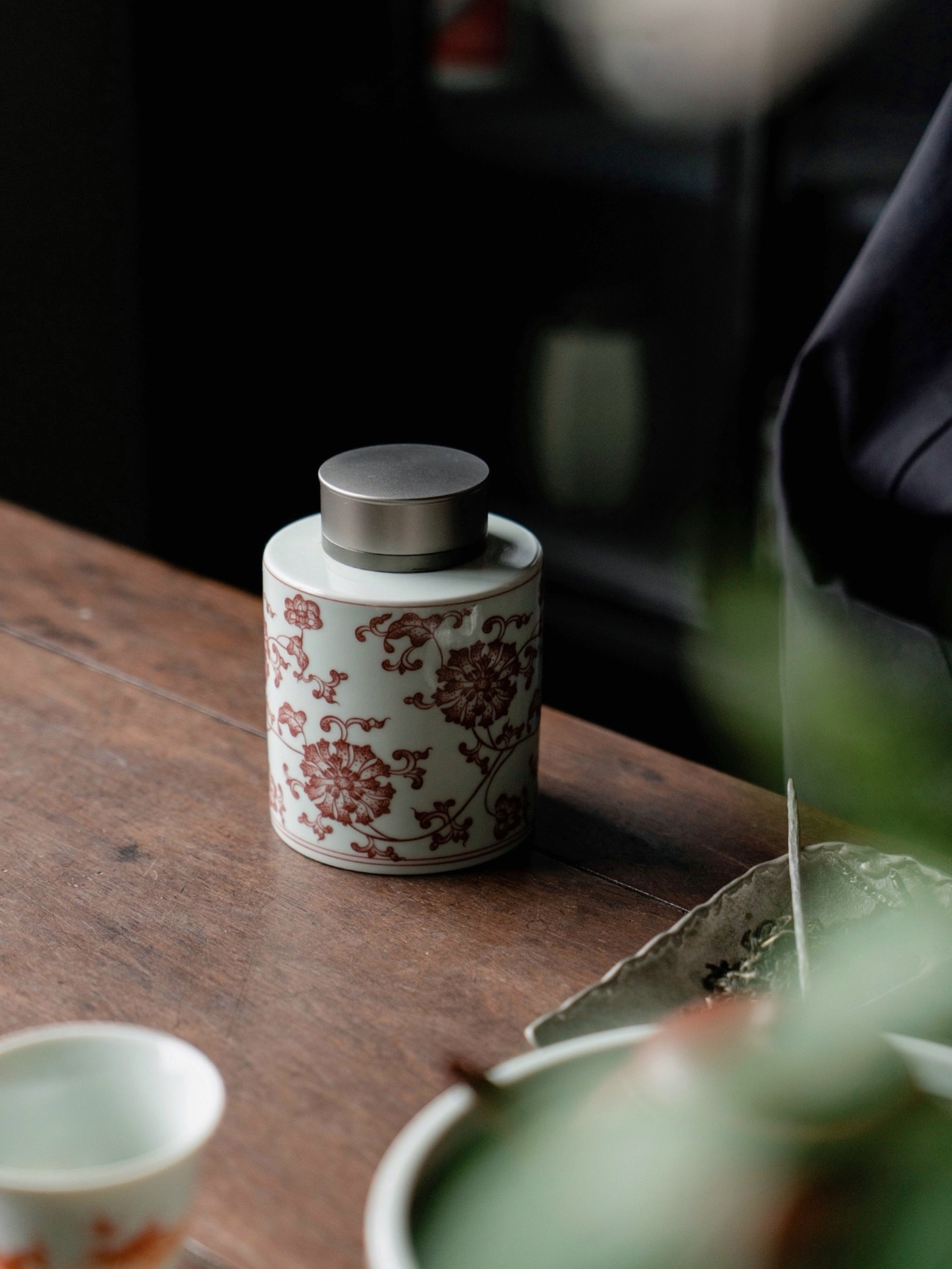 Porcelain Tea Caddy 300ml, 9 Styles Optional