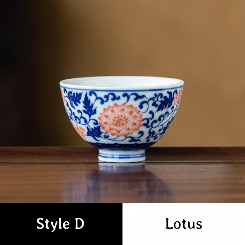 Collection of Classic Pattern Tea Cups 100ml