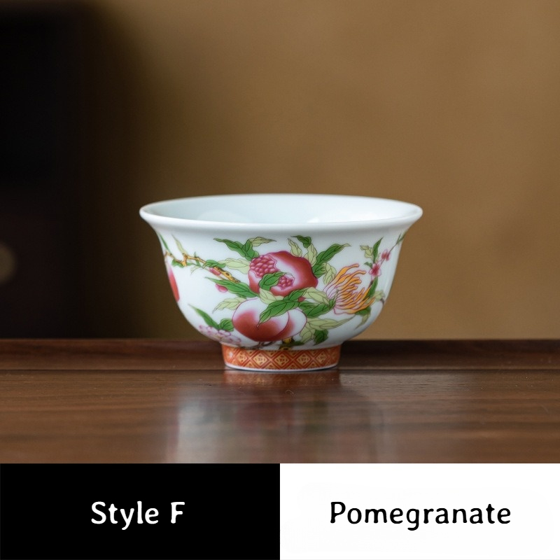 Collection of Classic Pattern Tea Cups