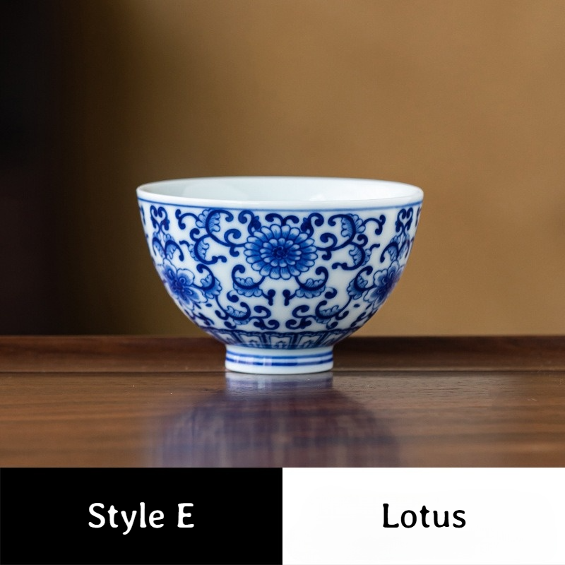 Collection of Classic Pattern Tea Cups 100ml