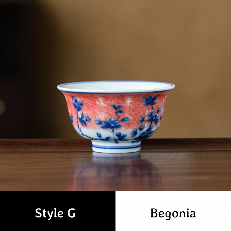 Collection of Classic Pattern Tea Cups