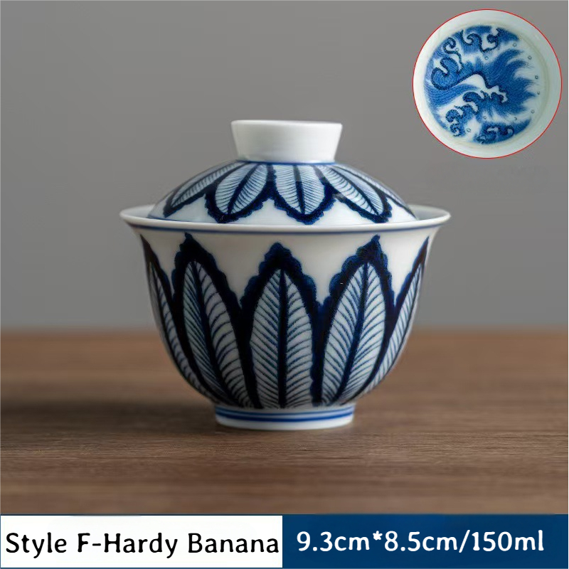 Collection of Classic Pattern Gaiwans 150ml