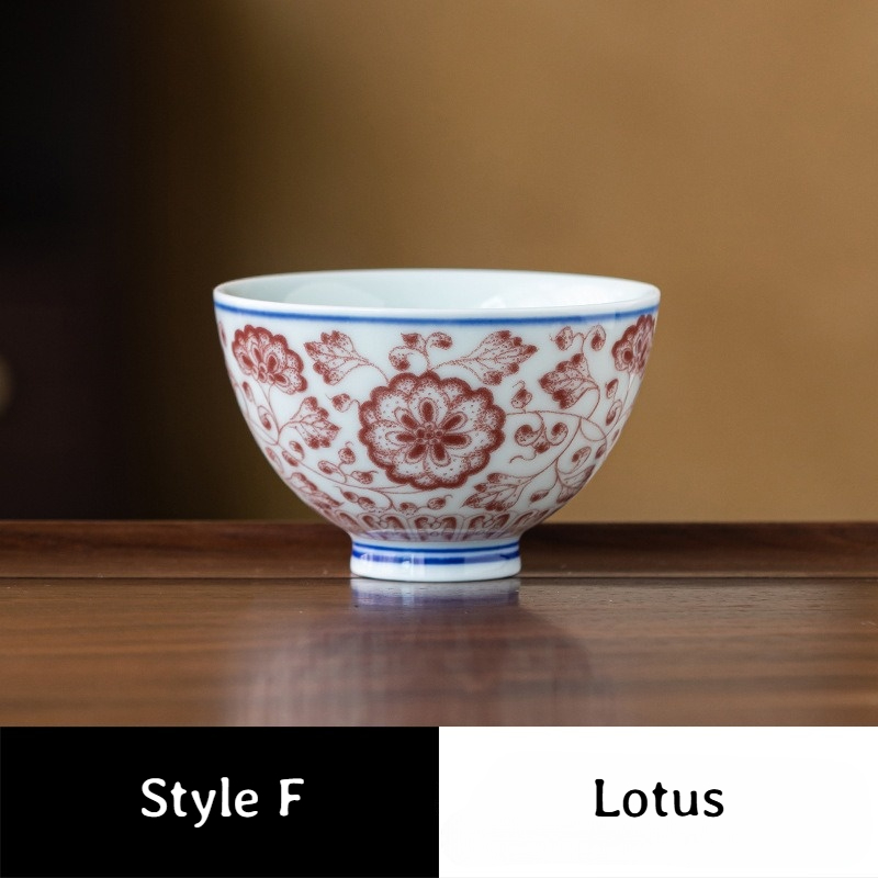 Collection of Classic Pattern Tea Cups 100ml