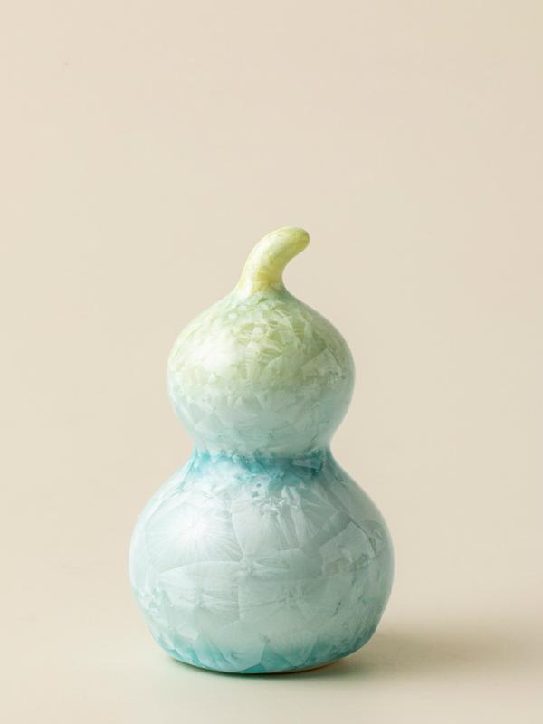 Ceramic Gourd Figurine Gradient Colors