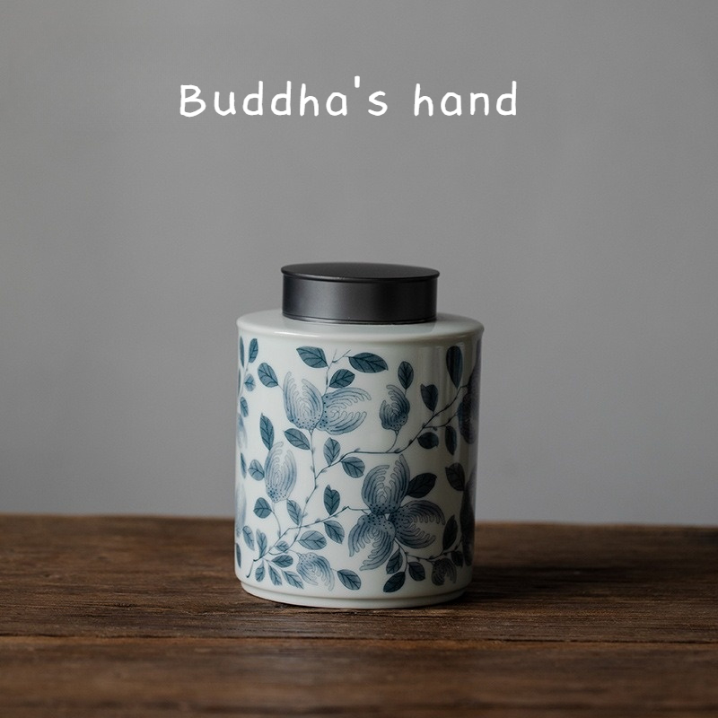 Porcelain Tea Caddy 1000ml, 7 Styles Optional