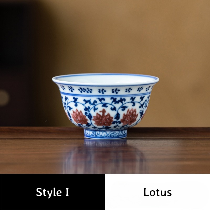 Collection of Classic Pattern Tea Cups