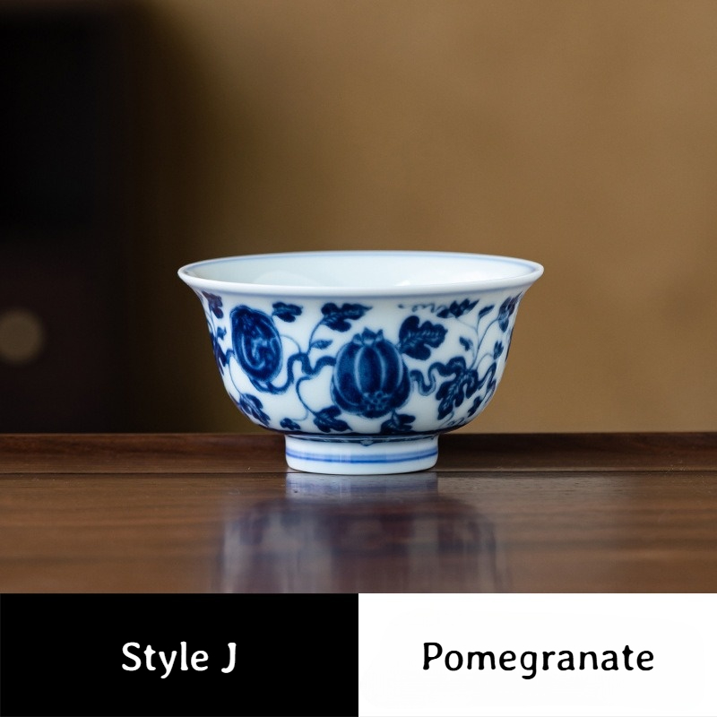 Collection of Classic Pattern Tea Cups