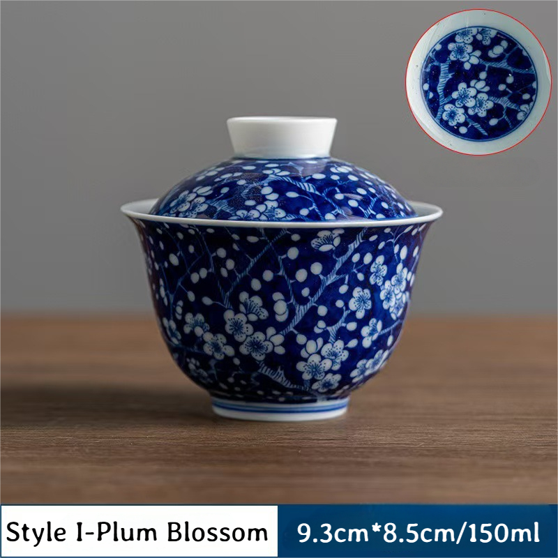 Collection of Classic Pattern Gaiwans 150ml