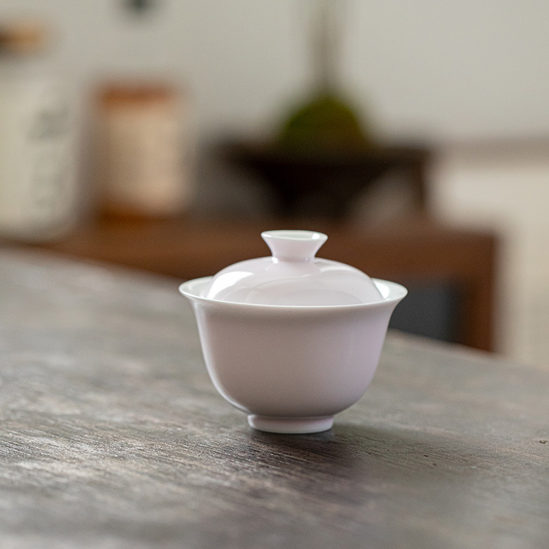Monochrome Porcelain Gaiwan 13ml, 6 Colors Optional