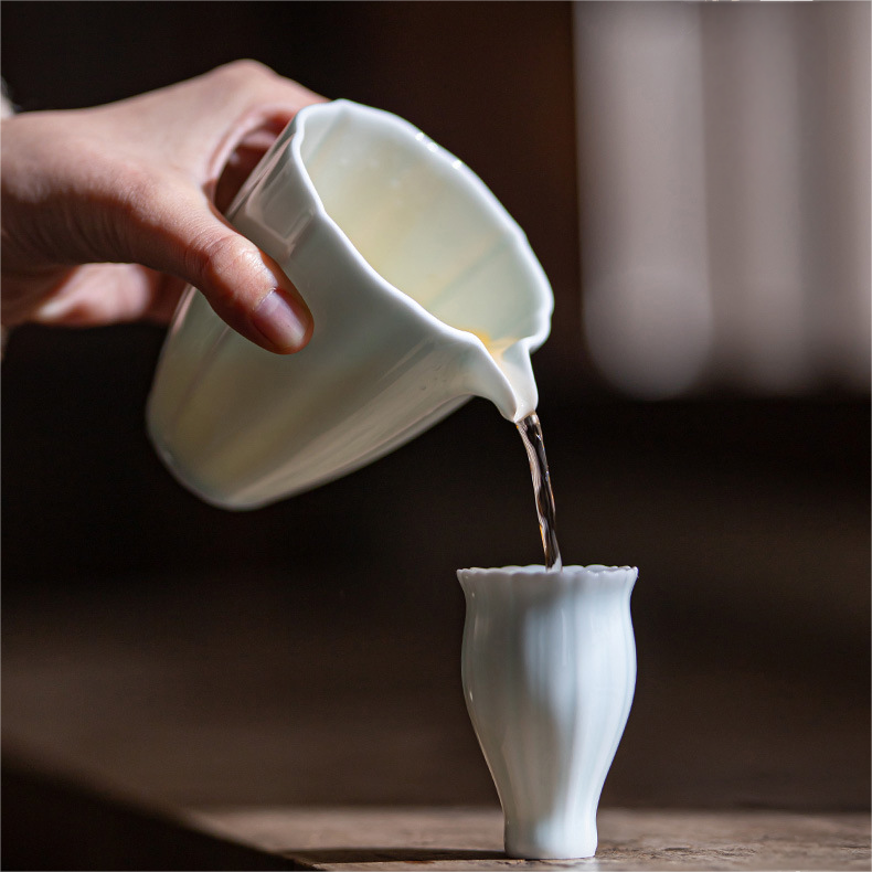 Shadow Blue Porcelain Fair Cup 200ml