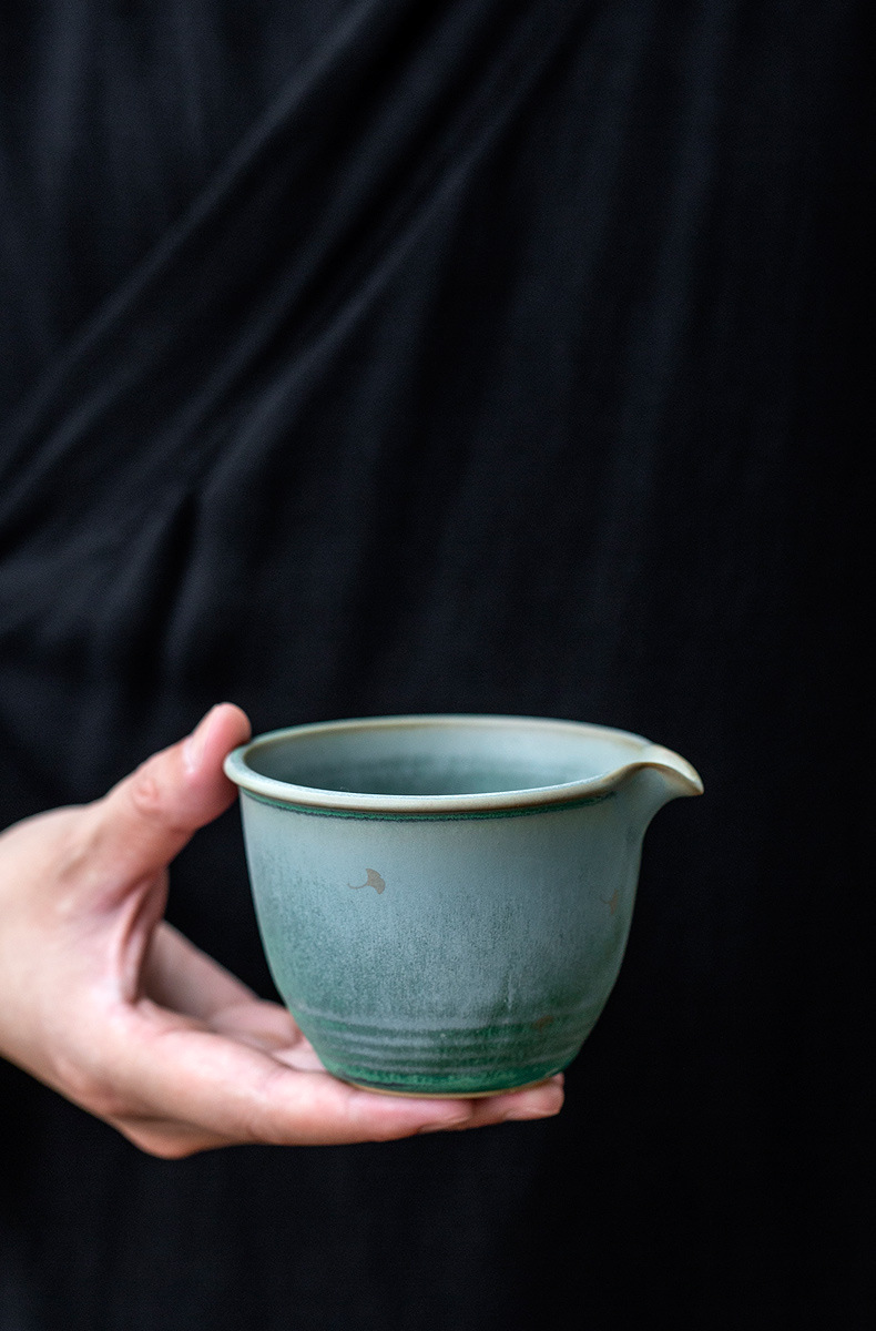 Vintage Style Stoneware Fair Cup, Kung Fu Tea Pitcher 220ml