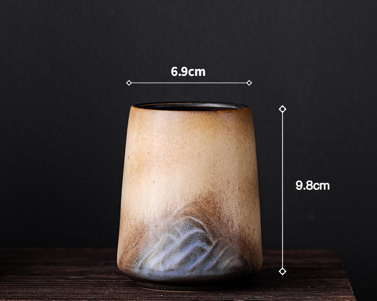 Kung Fu Tea Accessories Set, Toolkit (Spoon, Scoop, Tongs, Pick, Tea Brush) with Ceramic Vase