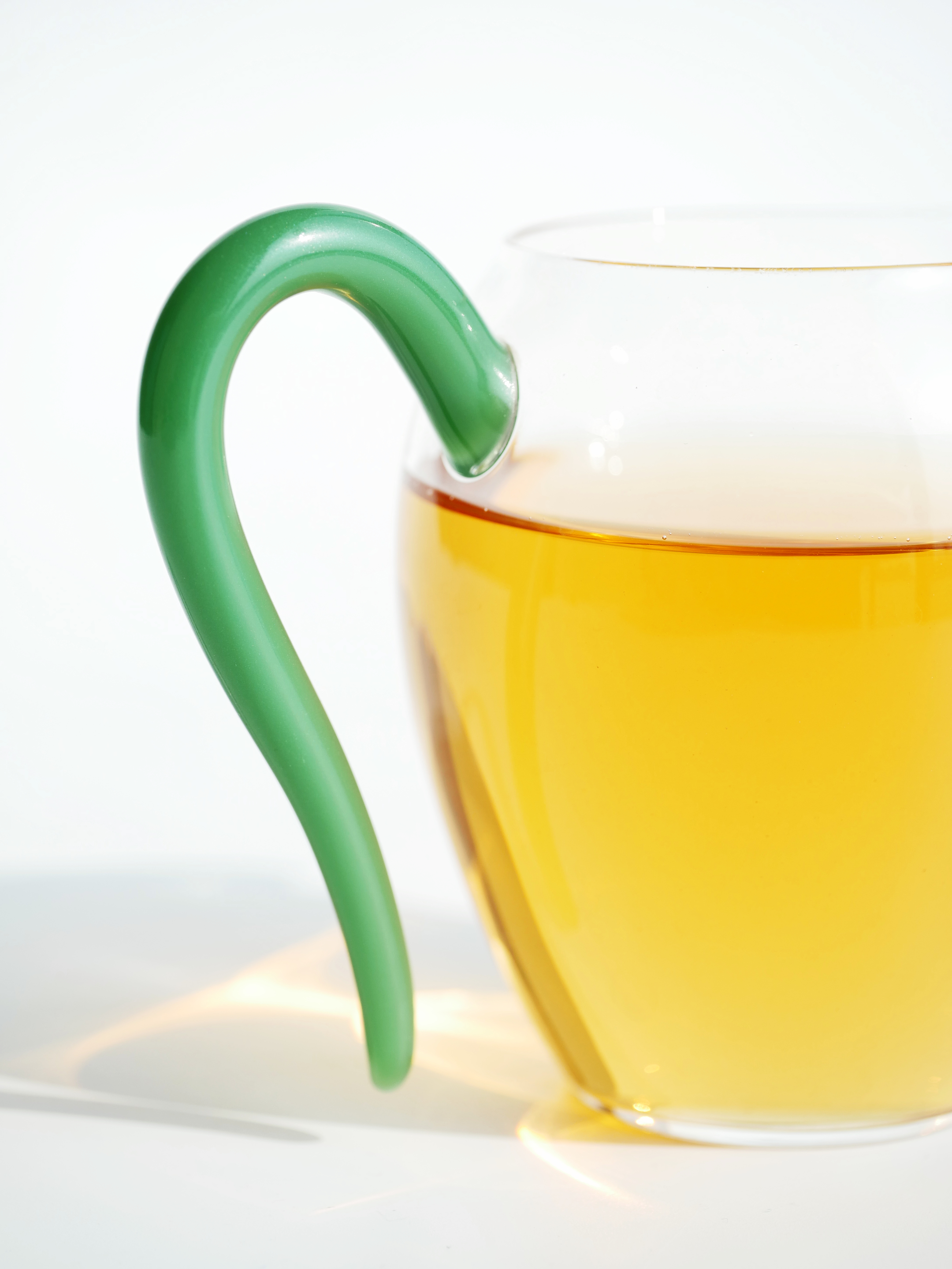 Glass Pitcher with Colored Handle 280ml