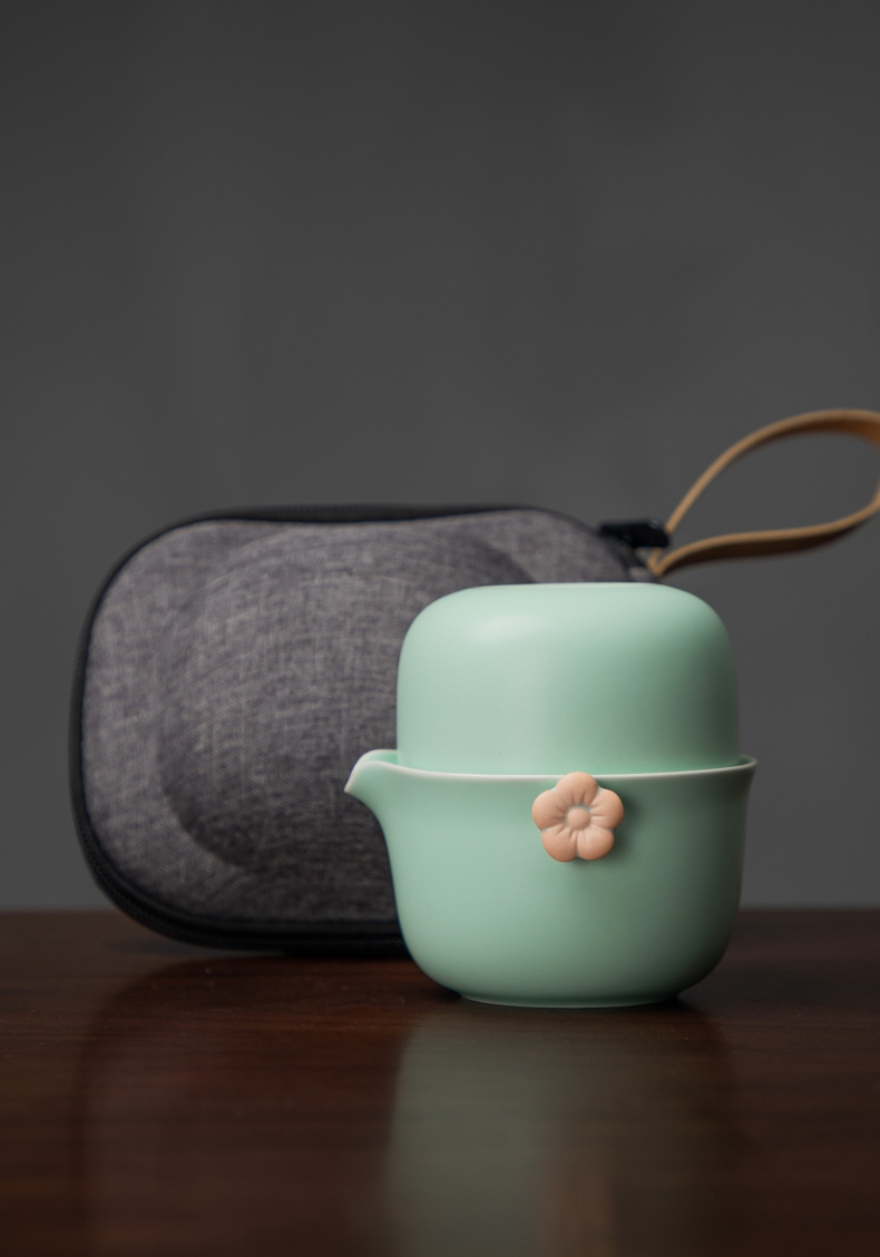 Jade Green Travel Tea Set 120ml