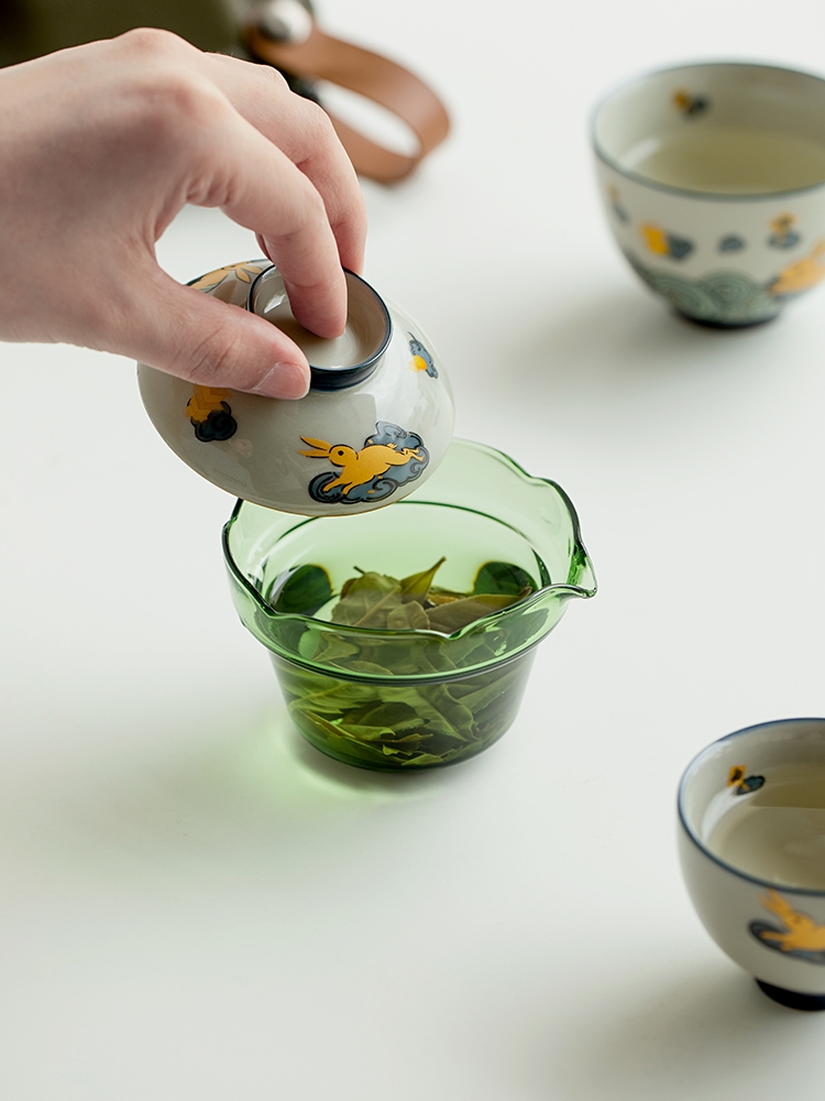 Golden Rabbit Travel Tea Set 110ml