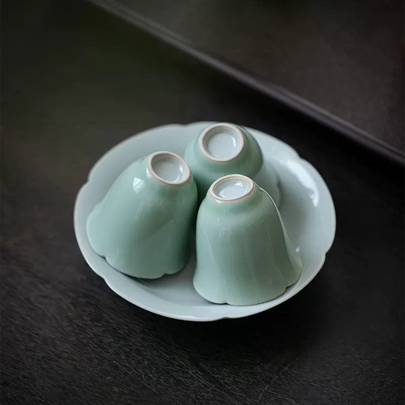 Colorful Porcelain Kungfu Tea Cups Set 40ml