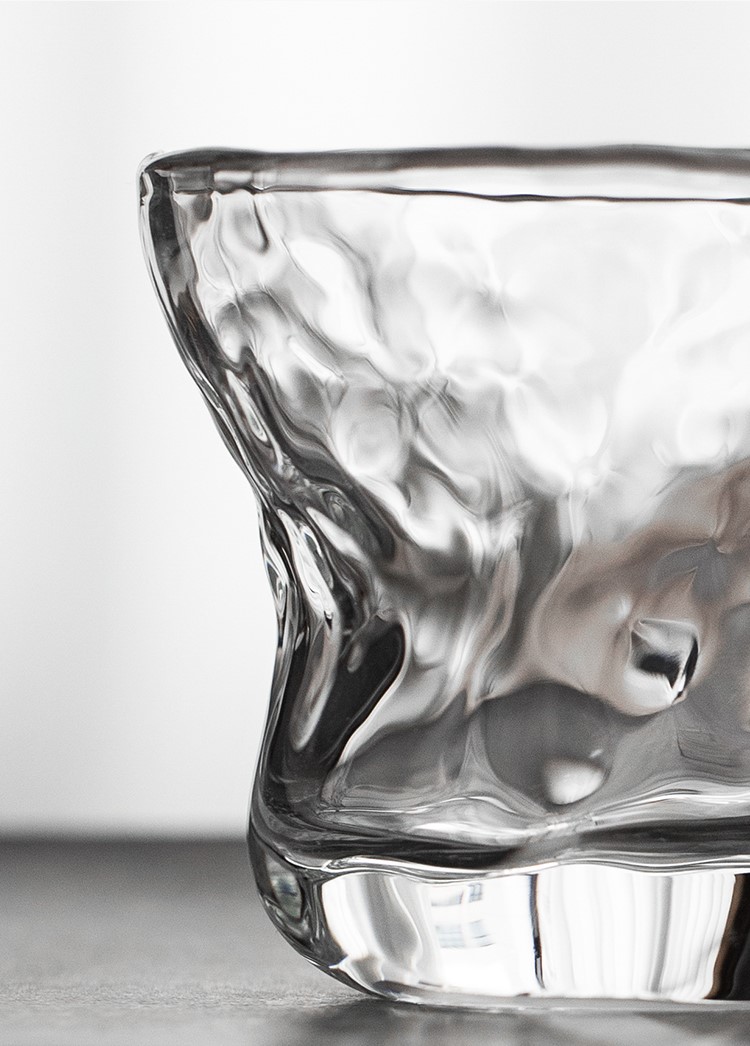 Irregular Shape Glass Cup 80ml