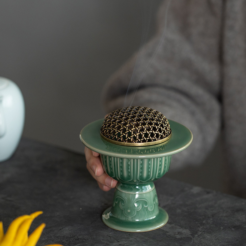 Grail Celadon Incense Burner