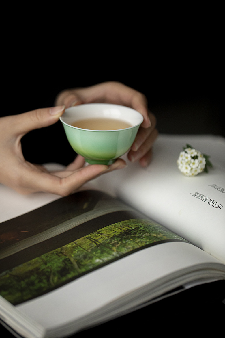 Gradient Green Tea Cup 100ml