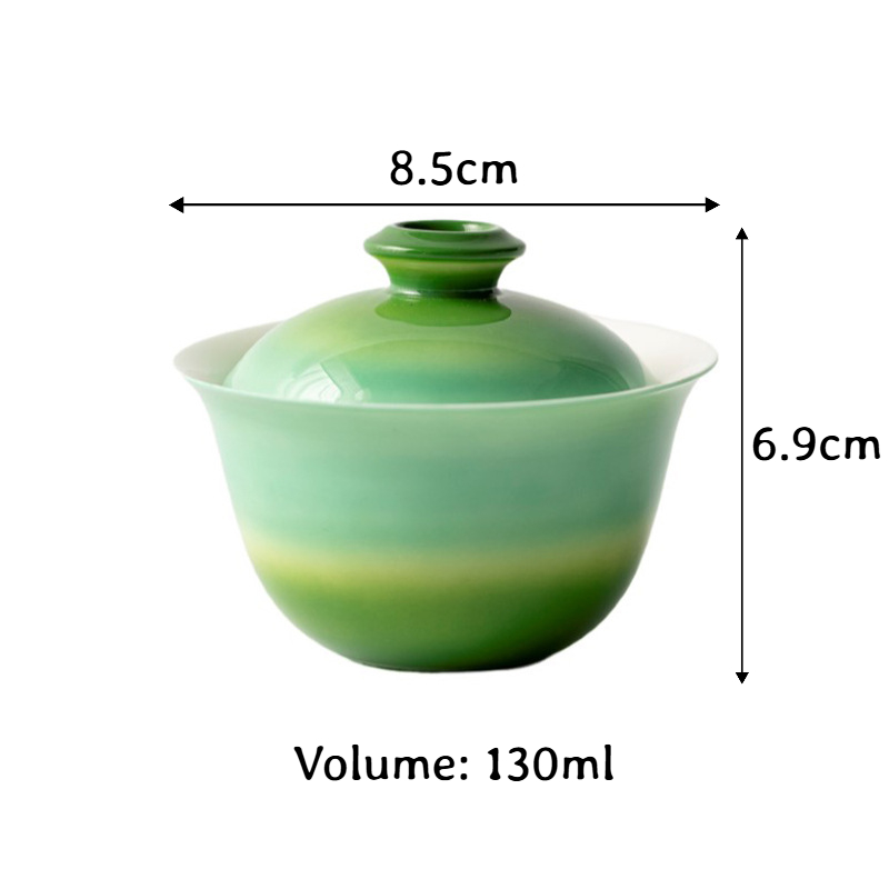 Gradient Green Gaiwan 130ml