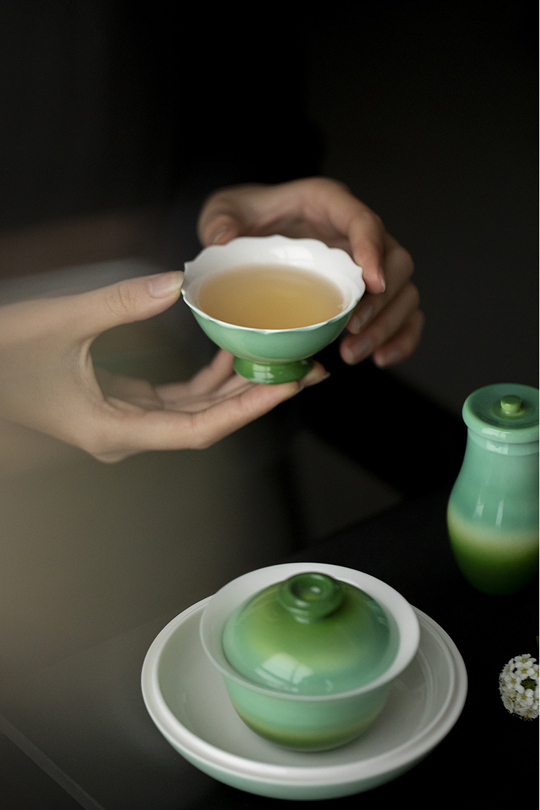 Gradient Green Tea Cup 70ml