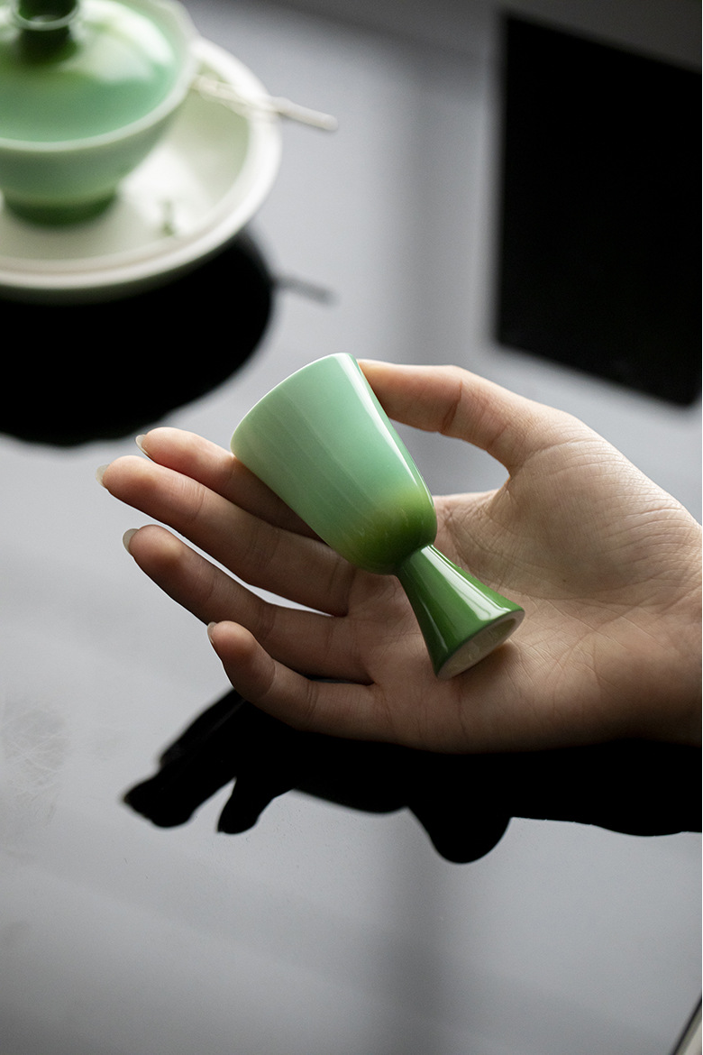 Gradient Green Tea Cup 35ml