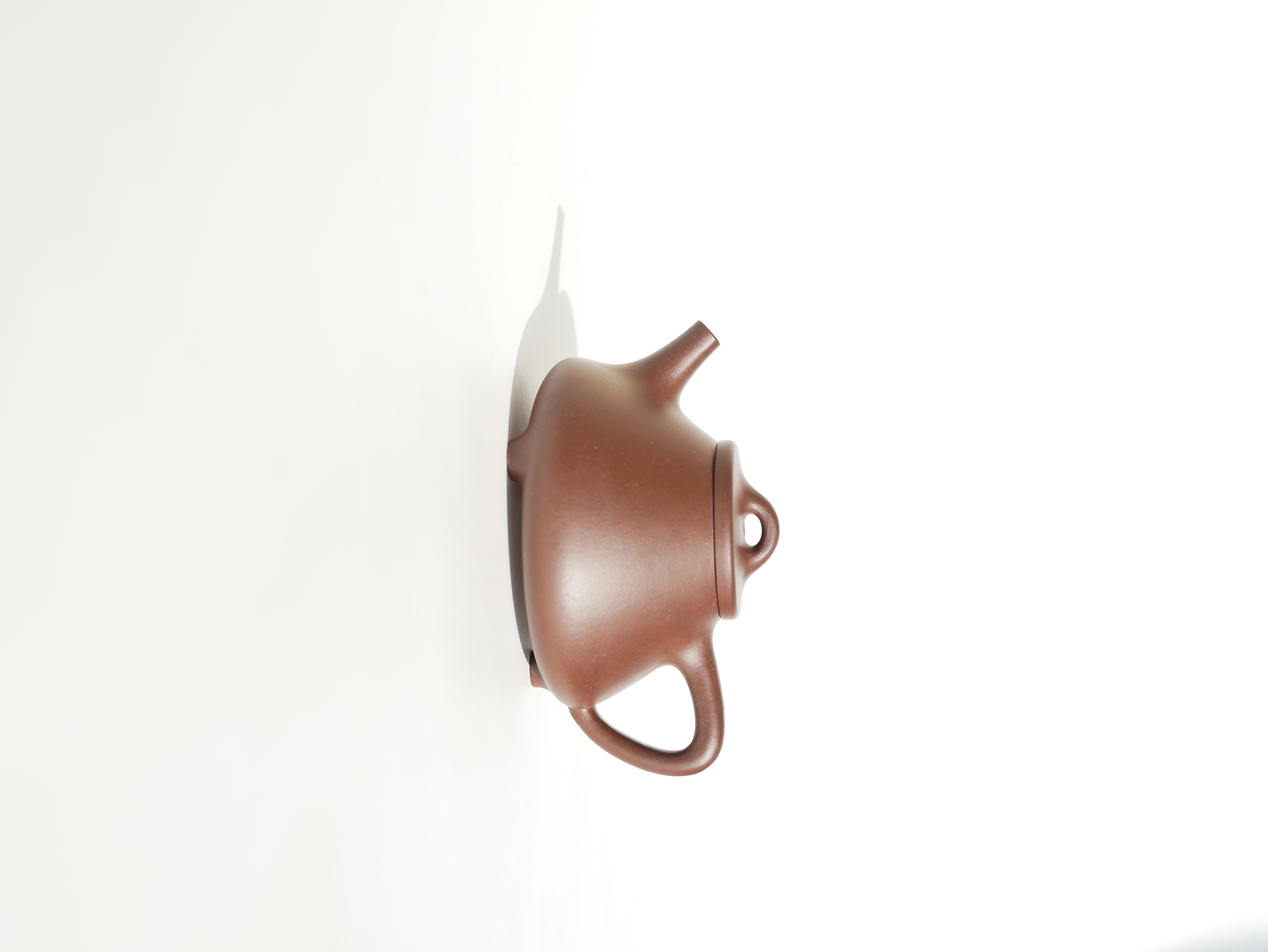 the "Stone Laddle", Yixing Purple Clay (Zisha) Teapot, Handmade Kung Fu Teapot 200ml