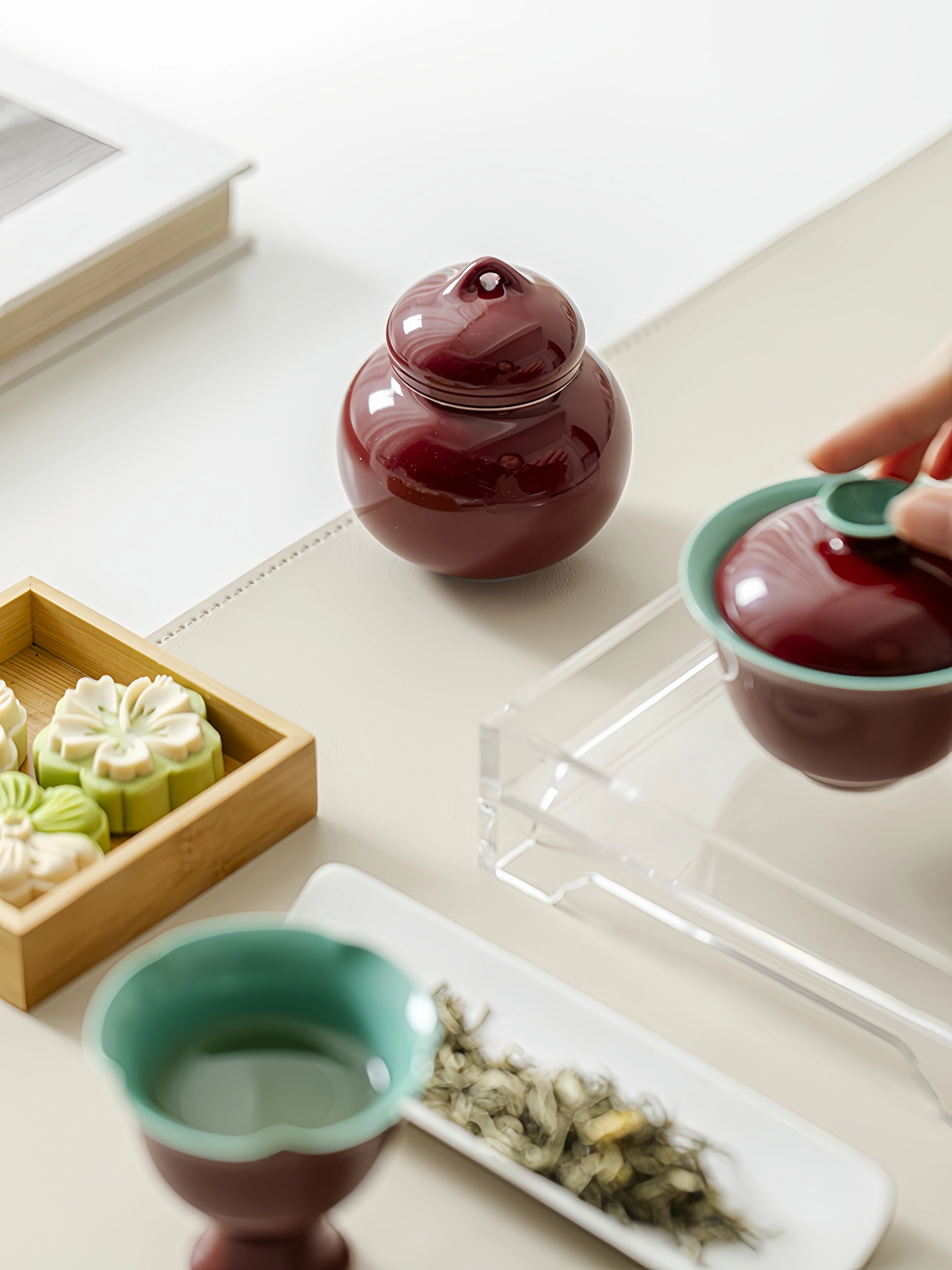 [Copy]Monochrome Porcelain Teapot 160ml