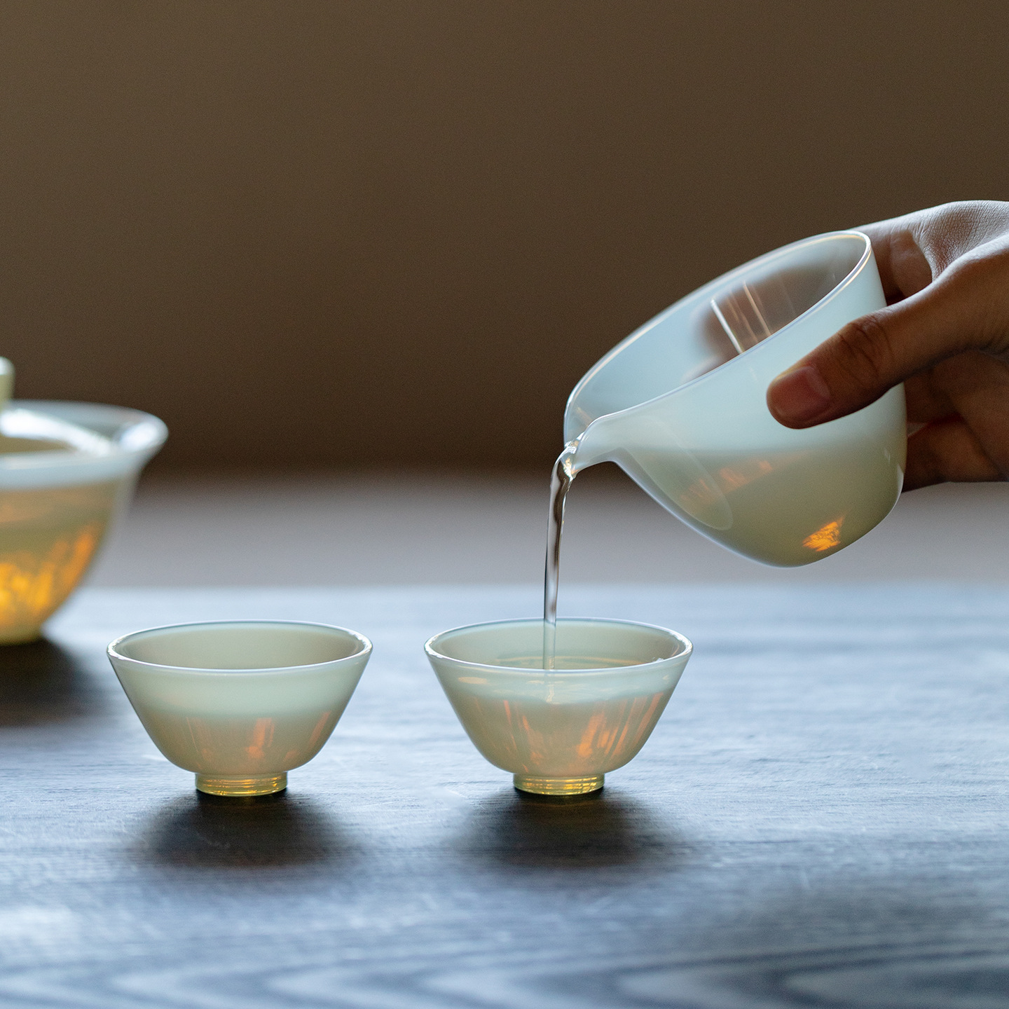 Ice Jade Porcelain Travel Tea Set 150ml