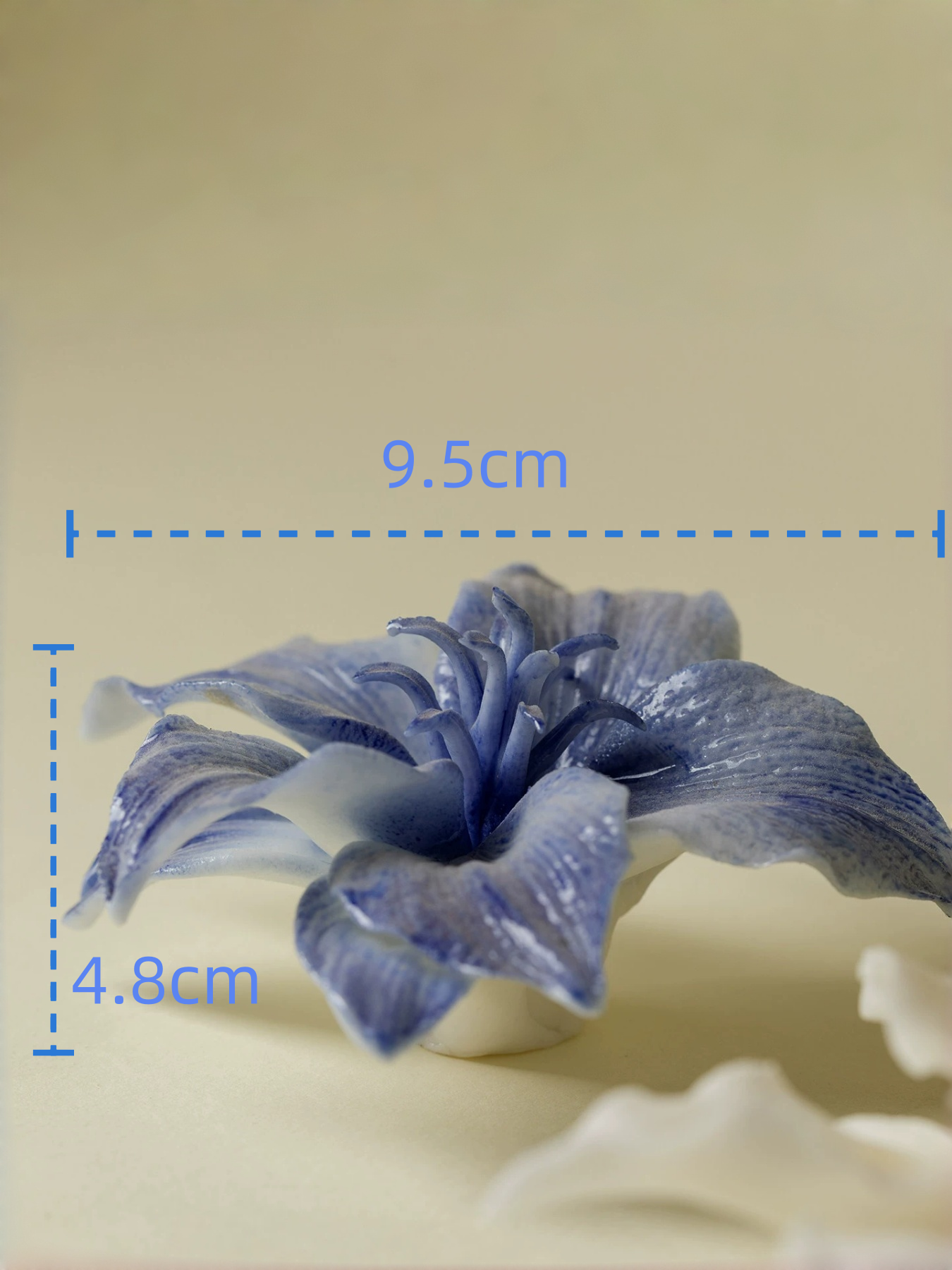Ceramic Lily Incense Holder