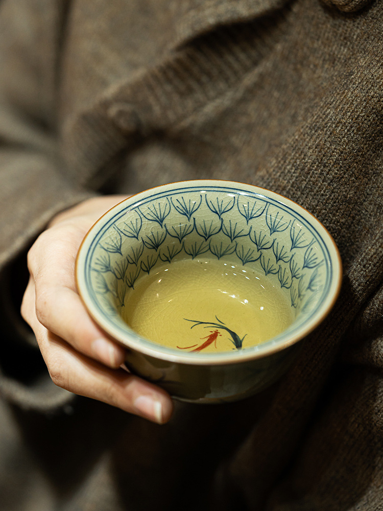 Blue and White Tea Cup Classic Style, 5 Patterns Available, Chinese Kung Fu Tea Cup 120ml