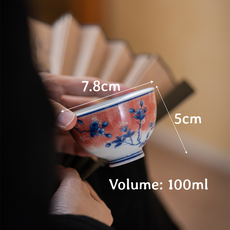 Collection of Classic Pattern Tea Cups 100ml