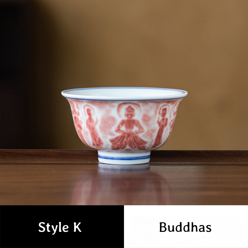 Collection of Classic Pattern Tea Cups