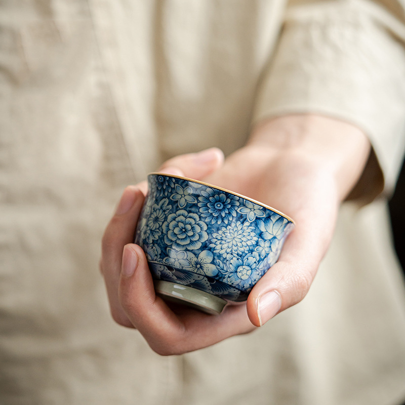 Myriad of Flowers Gaiwan with Saucer 130ml