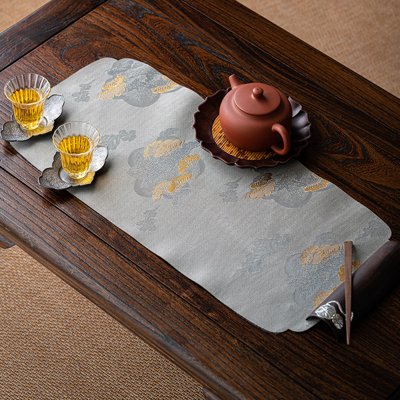 Pine and Cloud Tea Mat, 6 Colors Optional