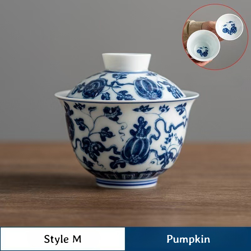 Collection of Classic Pattern Gaiwans 150ml