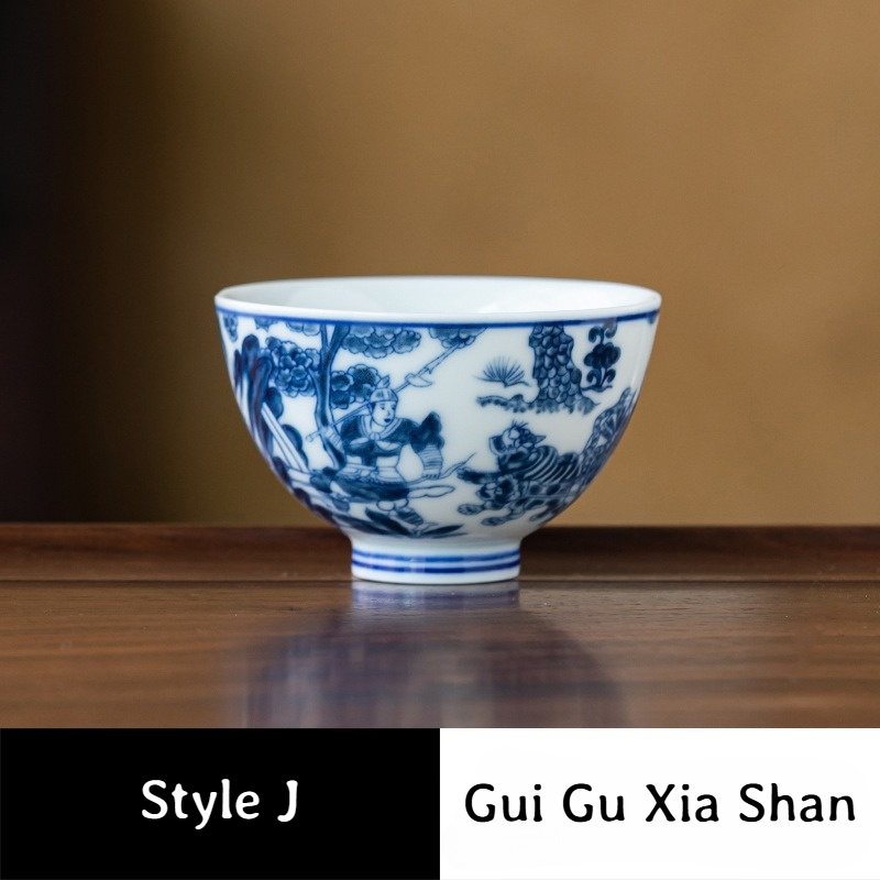 Collection of Classic Pattern Tea Cups 100ml