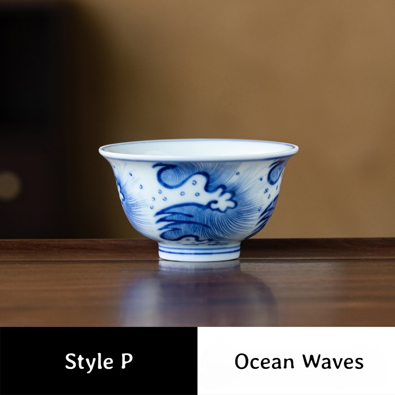 Collection of Classic Pattern Tea Cups