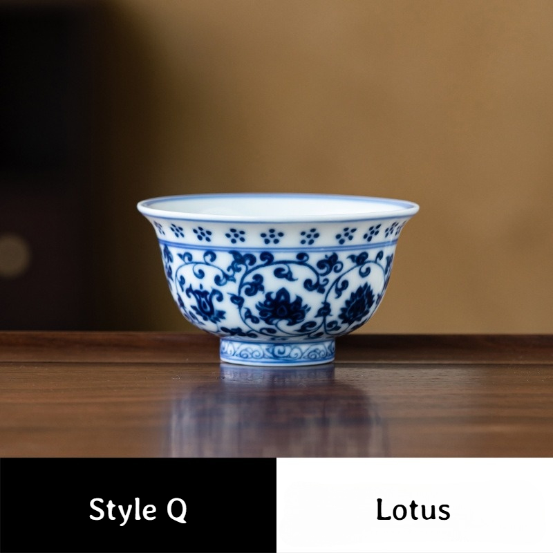 Collection of Classic Pattern Tea Cups