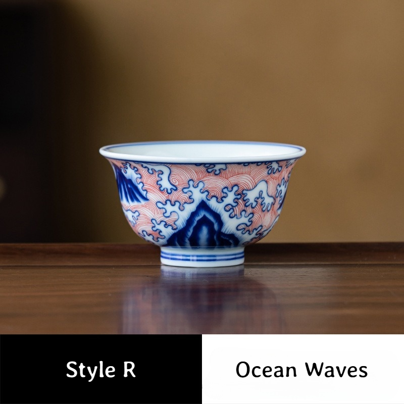 Collection of Classic Pattern Tea Cups