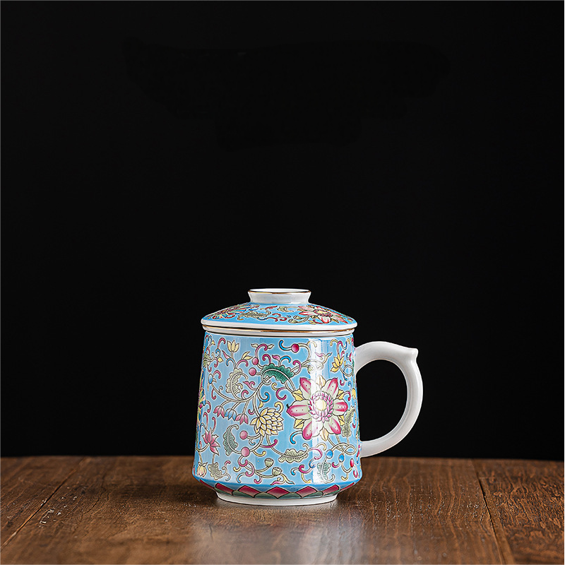 Collection of Tea Mugs with Infuser 450ml