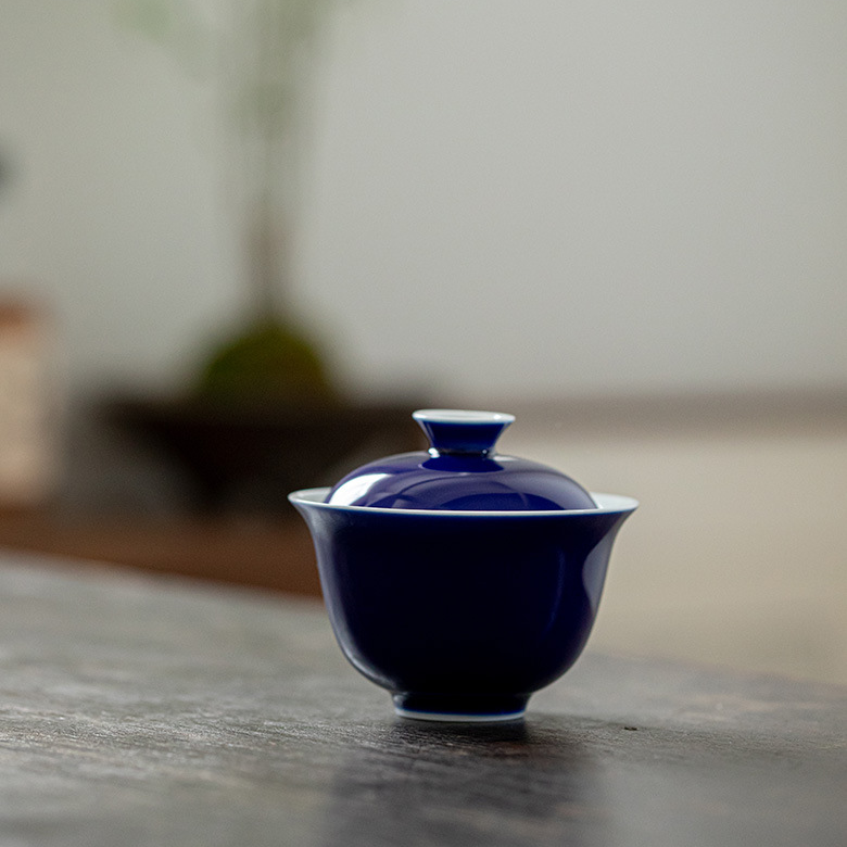 Monochrome Porcelain Gaiwan 13ml, 6 Colors Optional