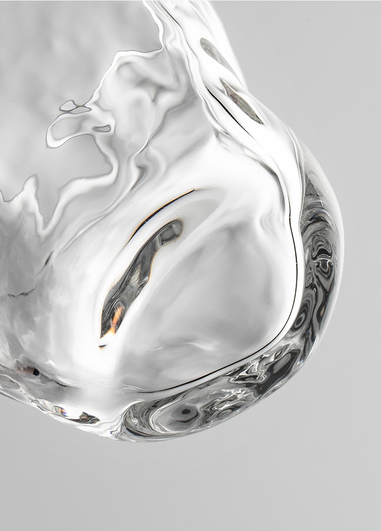 Irregular Shape Glass Cup 80ml