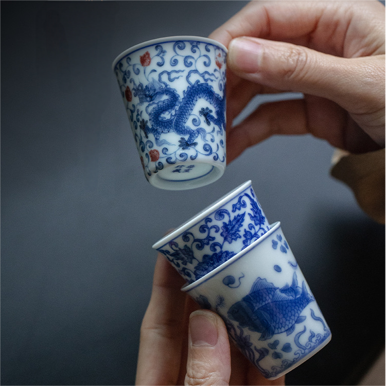 Collection of Classic Pattern Tea Cups 40ml