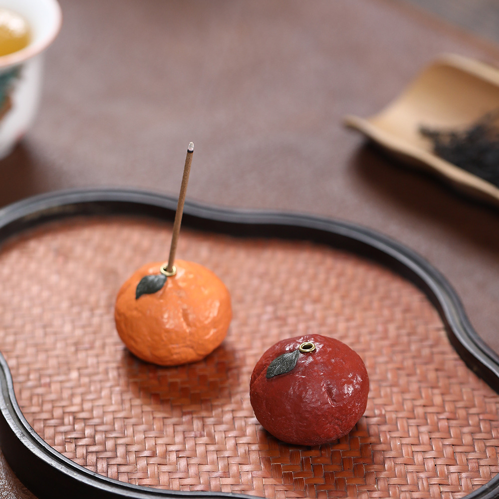 Collection of Fruit Incense Holder/Tea Pet