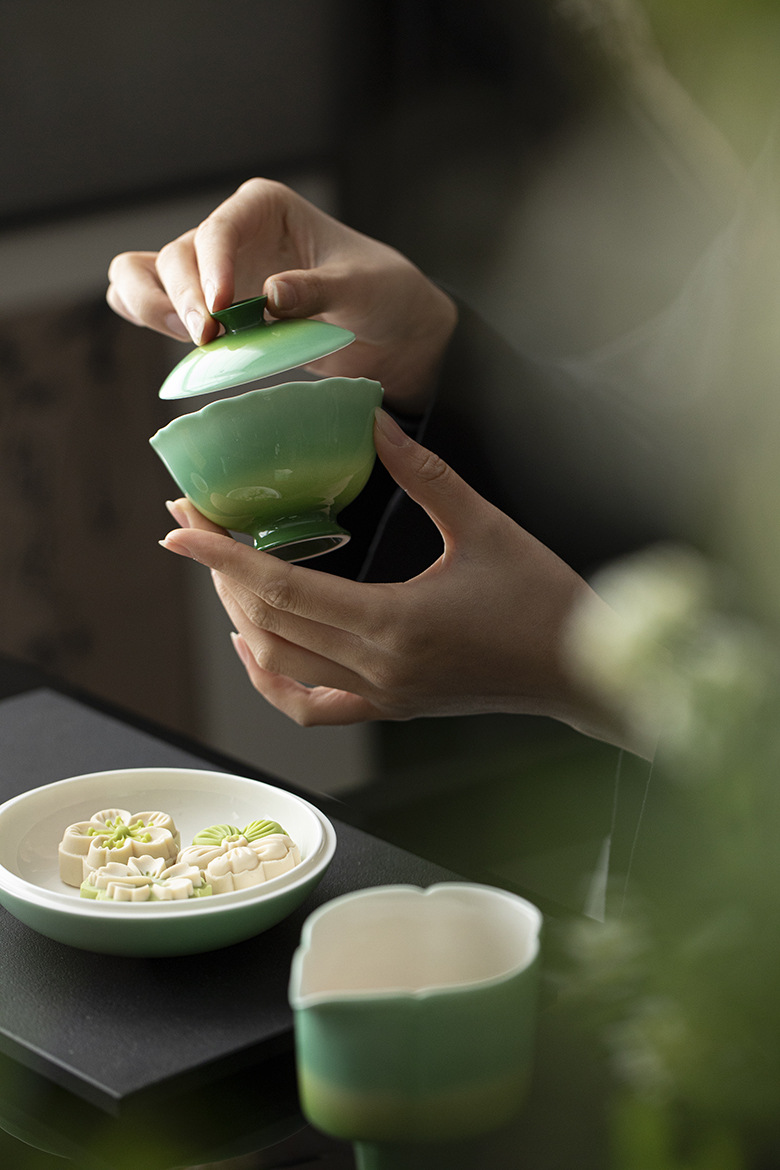 Gradient Green Gaiwan 100ml