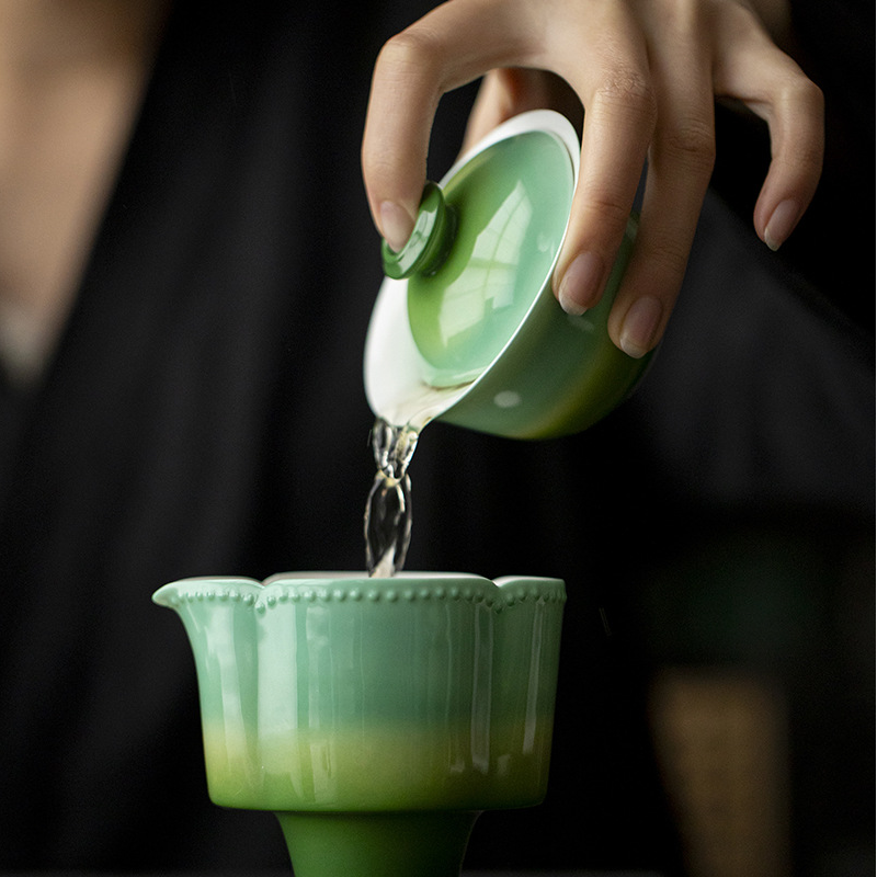 Gradient Green Gaiwan 130ml
