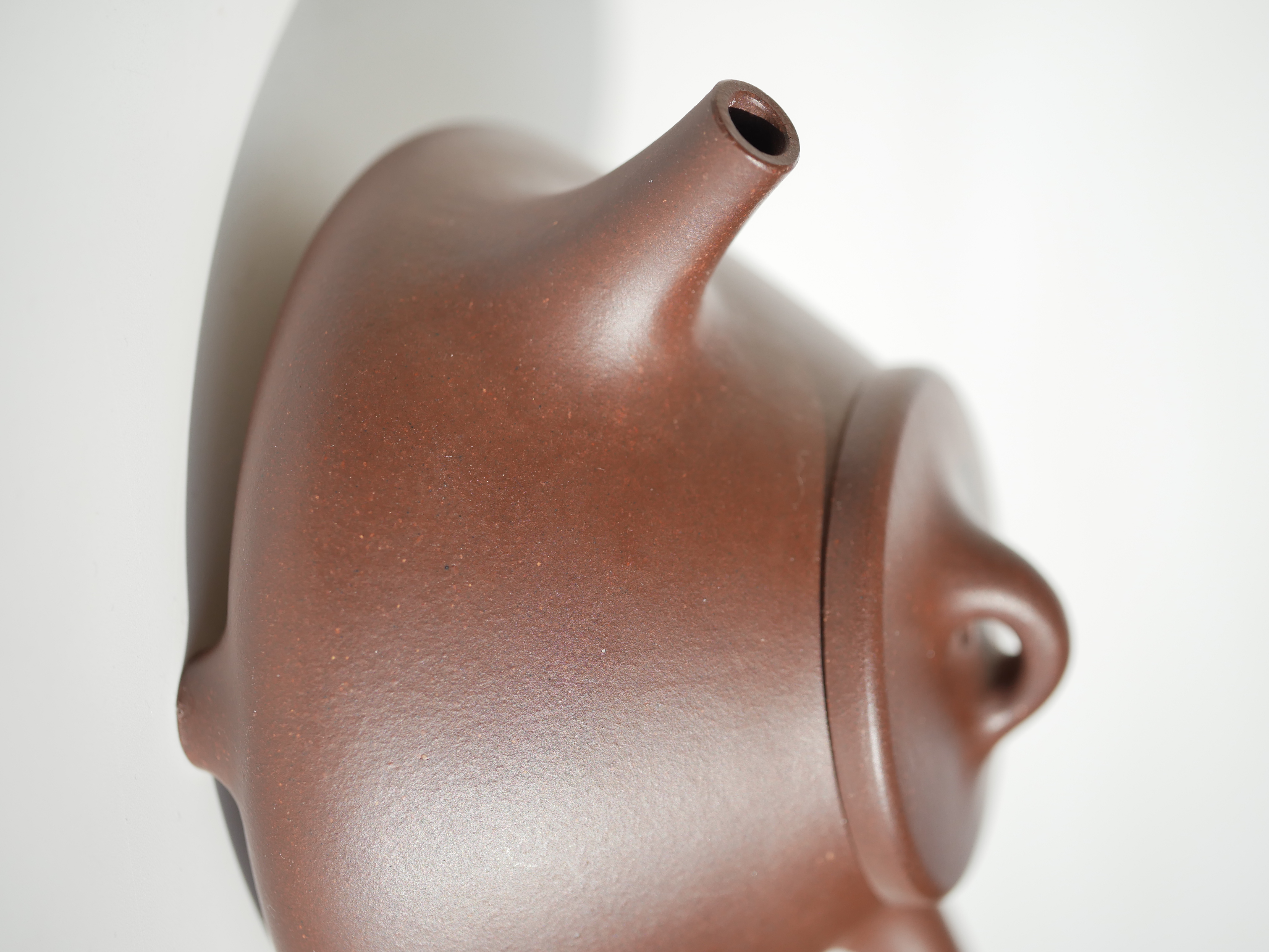 the "Stone Laddle", Yixing Purple Clay (Zisha) Teapot, Handmade Kung Fu Teapot 200ml